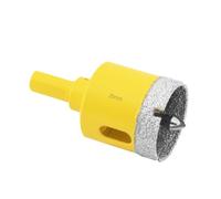 Aohhy Scie Cloche Diamantée de 35mm avec Foret Guidage, Professionnelle Foret Trépan Diamant pour Carrelage, Porcelaine, Verre, Marbre et Céramique
