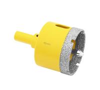 Aohhy Scie Cloche Diamantée de 45mm avec Foret Guidage, Professionnelle Foret Trépan Diamant pour Carrelage, Porcelaine, Verre, Marbre et Céramique