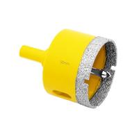 Aohhy Scie Cloche Diamantée de 50mm avec Foret Guidage, Professionnelle Foret Trépan Diamant pour Carrelage, Porcelaine, Verre, Marbre et Céramique