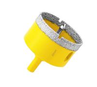 Aohhy Scie Cloche Diamantée de 60mm avec Foret Guidage, Professionnelle Foret Trépan Diamant pour Carrelage, Porcelaine, Verre, Marbre et Céramique