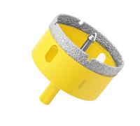 Aohhy Scie Cloche Diamantée de 65mm avec Foret Guidage, Professionnelle Foret Trépan Diamant pour Carrelage, Porcelaine, Verre, Marbre et Céramique
