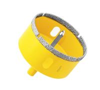 Aohhy Scie Cloche Diamantée de 70mm avec Foret Guidage, Professionnelle Foret Trépan Diamant pour Carrelage, Porcelaine, Verre, Marbre et Céramique