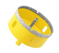 Aohhy Scie Cloche Diamantée de 80mm avec Foret Guidage, Professionnelle Foret Trépan Diamant pour Carrelage, Porcelaine, Verre, Marbre et Céramique