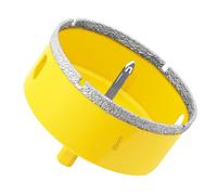 Aohhy Scie Cloche Diamantée de 85mm avec Foret Guidage, Professionnelle Foret Trépan Diamant pour Carrelage, Porcelaine, Verre, Marbre et Céramique