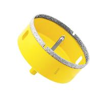 Aohhy Scie Cloche Diamantée de 90mm avec Foret Guidage, Professionnelle Foret Trépan Diamant pour Carrelage, Porcelaine, Verre, Marbre et Céramique