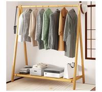 aoiuaoeniu Porte-Manteau sur pied,Meuble Porte-Manteau et Chaussures, Solide,Pliable | Solide et Durable (66/86/116x40x160CM) portant a vetement bois pour chambre