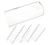 AOKWAWALIY Lot De 6 Vases Cylindre en Verre Transparent Vase Bougie Flottante Bougeoir en Verre pour Fleurs Hydroponiques Centres De Table Bureau Salon Balcon 5.91 Pouces