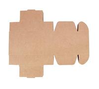 Aolidsive 50 Pièces Boîte d'emballage Papier Kraft Boîte-cadeau 65x65x30mm Carton Pliant avec Motif de Feuille d'érable pour l'emballage de Bonbons de Savon de Faveur de Fête de Mariage