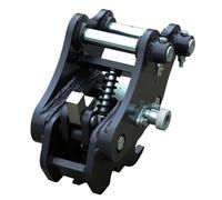 Aolidsive Attache Rapide pour Mini Pelle pour Machines de 0,8 à 2 Tonnes, Attelage Mécanique à Changement Rapide en Acier au Manganèse Durable pour Un échange Efficace D'outils