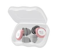 Aolidsive Bouchons D'oreilles à Réduction de Bruit avec 8 Embouts en XS S M L, Bouchons D'oreille en Silicone Antibruit de 25 à 33 DB pour le Travail du Sommeil et la sensibilité au Bruit (PINK)