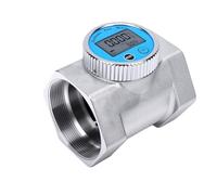 Aolidsive Débitmètre à Numérique étanche de 3 Pouces, Débitmètre de Carburant en Ligne pour les Environnements Difficiles avec Protection EMI GAL QTS PTS L M³