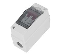 Aolidsive Disjoncteur DC, PA66 2P PV DC, Interrupteur d'isolateur 1000 V 10 A, Disjoncteur Miniature étanche IP65, capacité de Coupure 6000 A pour Système Solaire Photovoltaïque, Utilisation en
