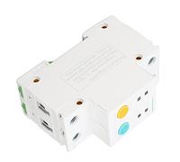 Aolidsive Disjoncteur Intelligent WiFi, Petit Interrupteur PA66 2P 32 A 230 V 30 MA, Protection contre les Fuites de Terre pour le Contrôle de l'alimentation de la Maison Intelligente et la Liaison
