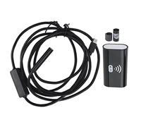 Aolidsive Endoscope Industriel 8mm Fil Rigide, 2MP HD WiFi (2m) | Caméra d\'inspection endoscope portable, 6 lumières LED, câble semi-rigide de 1 m, compatible avec tablette smartphone,