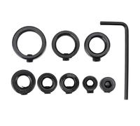 Aolidsive Ensemble de 8 Colliers d’Arrêt de Perçage Butées de Profondeur 3-16 mm Acier Carbone avec Clé Hexagonale pour Travail du Bois