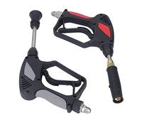 Aolidsive Ensemble de Pistolets pour Nettoyeur Haute Pression en Acier Inoxydable, Laiton, ABS, Pistolet à Gâchette pour Nettoyeur Haute Pression 5000 PSI 10,57 GPM avec Mousse et Buses de