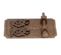 Aolidsive Ensemble de Poignées de Porte, Poignée de Traction en Cuivre Antique, 13,2 X 3,6 X 3 Cm, Quincaillerie d'armoire de Style Chinois pour Tiroirs de Placard à Chaussures, Matériau en Cuivre,