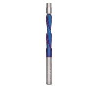 Aolidsive Fraise de Coupe Affleurante en Carbure Massif, Mèche de Routeur 1 4 Tiges 1 4 X X 8 3 Pouces avec Roulement pour Routeur CNC, Coupe de Gabarit de Travail du Bois