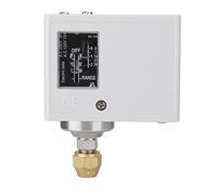Aolidsive Interrupteur de Contrôle de Pression, Contrôleur de Pression électronique en Laiton et Cuivre Phosphoreux, SPDT 24 V à 380 V, Réglable de 0,5 à 2 Bars pour Systèmes AC de Compresseur