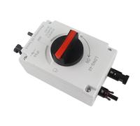 Aolidsive Interrupteur de Déconnexion PV DC 1200 V 40 A 4P IP66 étanche DC avec Bonne capacité de Coupure pour Système Solaire de Bateau RV, Contrôle de l'alimentation Extérieure