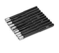 Aolidsive Jeu de Forets Diamantés, 10 Pièces de Trépan diamanté de 6 Mm pour Carreaux de Céramique, Marbre, Granit, Scie Cloche Diamantée avec Profondeur de Travail de 43 Mm, pour les Utilisateurs de