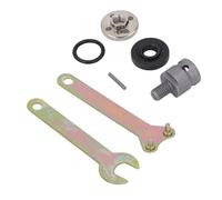 Aolidsive Kit de Conversion clé électrique vers Meuleuse d'angle, Adaptateur en Acier pour Couper, Polissage, Meulage, Idéal pour l'entretien Mécanique et le Travail du Bois