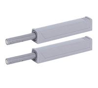 Aolidsive Loquets à Pousser, Loquets à Ouverture Magnétiques ABS 2 Jeux 9,5 X 1,5 Cm, Tampon d'amortisseur de Porte pour Armoire, Tiroir, Placard, Système Push to Open pour Portes de Meubles