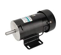 Aolidsive Moteur à Courant Continu à Aimant Permanent DC 220 V 300 W 1800 Tr/min Vitesse Réglable Réversible CW CCW en Acier Inoxydable et Cuivre pour équipement de Banc de Forage, Utilisation en