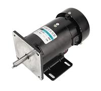 Aolidsive Moteur à Courant Continu à Aimant Permanent DC 220 V 300 W 1800 Tr/min Vitesse Réglable Réversible CW CCW en Acier Inoxydable et Cuivre pour équipement de Banc de Forage, Utilisation en