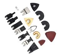 Aolidsive Outil Multifonction Oscillant à Bois, Jeu de Lames de Scie Oscillantes en Acier à Haute Teneur en Carbone, 88 Lames Joints en Papier de Verre, pour Couper l'ouverture de Trou en Plastique