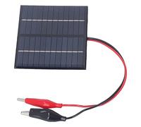Aolidsive Panneau Solaire Panneau de Cellules Solaires en Polysilicium 1,5 W 12 V Sortie Légère Portable pour Bricolage Lampes Solaires Extérieures pour Pelouse Lampes Murales Jouets Radios et