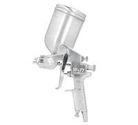 Aolidsive Pulvérisateur de Peinture en Aluminium et Acier Inoxydable, Outils de Pulvérisation de Peinture à l'air 400ML G1 4 Alimentation par gravité 0,25 à 0,4 MPa pour Les Utilisateurs de Travaux