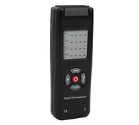 Aolidsive Thermomètre à Thermocouple 4 Canaux 4K, Sonde de Contact | Enregistreur de données LCD multi-entrées, lecture du capteur de type K, enregistrement MIN AVG, boîtier ABS, outil de