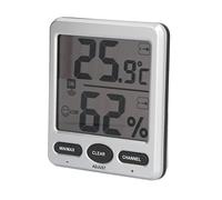 Aolidsive Thermomètre Hygromètre sans Fil avec 8 Capteurs à Distance, Grand écran Géant, de la Température et de l'humidité pour Chambre de bébé Intérieure et Extérieure (TS-WS-07-C1)