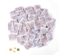 Aolso 100pcs Sachets DéShydratants, 1g Paquets Silica Gel Sachet, orange Absorbeur d'humidité, Gel de Silice Anti Humidité pour VêTements Produits électroniques, les Aliments, les Bijoux