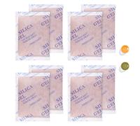 Aolso 8pcs Sachets DéShydratants, 100g Paquets Silica Gel Sachet, orange Absorbeur d'humidité, Gel de Silice Anti Humidité pour VêTements Produits électroniques, les Aliments, les Bijoux