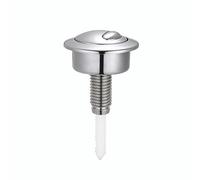 AONEGOLD Bouton de chasse d’eau WC, Poussoir double chasse pour réservoir de toilette, Argent (Argent)
