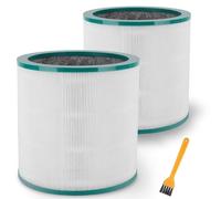 Aoonar filtre de remplacement HEPA H13 à charbon actif - compatible Dyson Pure Cool Link TP00, TP01, TP02, TP03, AM11, BP01 - équivalent 968126-03 - lot de 2