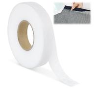 AOOSA Bande Thermocollante, Ruban Thermocollant pour Ourlet, 64 m x 2 cm | pour Repasser Vêtements Pantalons et Rideaux, Coller, Réparer et Réaliser des Projets de Loisirs Créatifs, Blanc