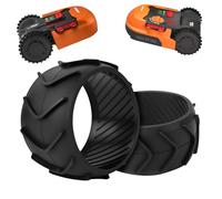 AOOSU 2 Pack Protection de roue XL Compatible pour Worx Landroid M500, M700, S300, M1000, M500 Plus, M700 Plus, L800,L1000, protections de roue Amélioration de la traction, Réglage de profil robuste
