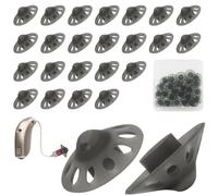 AOOSU Dômes pour Appareils Auditifs, 26 Pièces Dômes pour Prothèses Auditives, Dôme en Silicone Souple, Embouts de Remplacement pour La Maggior Parte Degli Apparecchi Acustici