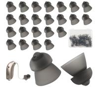 AOOSU Dômes pour Appareils Auditifs, 26 Pièces Dômes pour Prothèses Auditives, Dôme en Silicone Souple, Embouts de Remplacement pour La Maggior Parte Degli Apparecchi Acustici