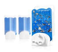 AOOSU Piège lumineux à LED - Sans insecticide - Pour intérieur - Protection 24h/24 et 7j/7 contre les mouches, moucherons et mites, inodore, sans résidus - Pour chambre à coucher, cuisine, salle de