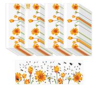 AOOWU Piège Anti Mouche Fenetre, 60PCS Autocollant Anti Mouche pour fenêtre, Attrape Mouche Interieur Transparent Sticker Anti Mouche Fenetre pour Insectes Nuisibles D'intérieur Non Toxique et Inodore