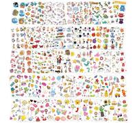 AOOWU Tatouage Temporaire Enfant, 60 Feuilles Etanche Tatouage Ephémère Kit Tatoo, Espace, Dinosaure, Animal, Licorne, Pirate, Papillon, Poisson, Cadea Décoration De Fête Garçon Fille