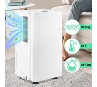 Aopunly Déshumidificateur d'air 16L/jour, 20m²-25m², Déshumidificateur d'ambiance 38dB, 24H Timer Déshumidificateur, Dehumidifier