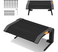 Aopunly Garage pour tondeuse à gazon Capot pour robot de tonte Toit pour robot de tonte Protection solaire Revêtement par poudre 72x56x36 cm Noir