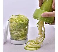 Aoresac Cutter de Légumes en Spirale avec 3 Boutons, 3 Lames et 4 Motifs, Compacts et Lourds, Faciles à Utiliser et à Nettoyer pour Les Carottes, Les Concombres, Veggetti, Le Gadget de