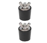 Aoresac Les Bouchons en Caoutchouc de Piscine D'hivernage 2 Pcs, Bougie Effilée, Accessoires 25 Mm, Bouchons de Tuyaux de Piscine pour Les Skimmers, Les Retours et Les Lignes Plus