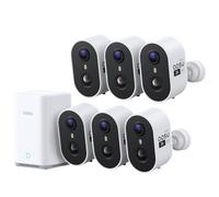 aosu 2K Caméra Extérieure sans Fil, Kit 6 Caméras avec aosuBase 2.0 32 Go
